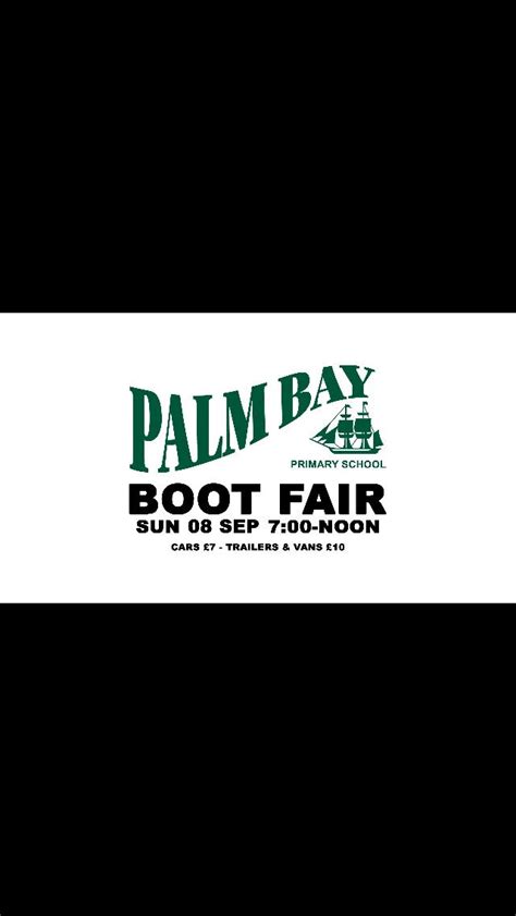 Welcome to the Palm Bay Primary School Parents, Teachers and Friends Association page. . Palm bay boot fair dates
